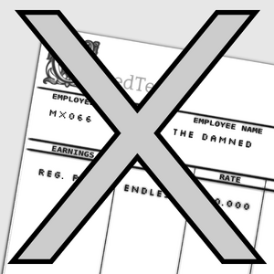 Paycheck of the damned cover